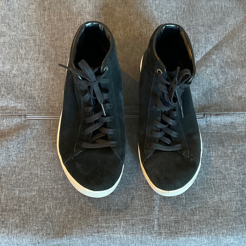 Cole Haan Grand Os Black Suede High-Top Women’s Sneakers